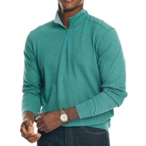 Southern Tide Sweater Quarter Zip Skipjack Light Pullover Long Sleeve Size S - Picture 1 of 6